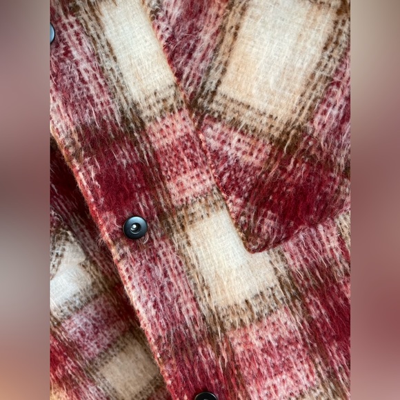 ZARA Plaid Overshirt (Shacket) - Size Small - Picture 3 of 7